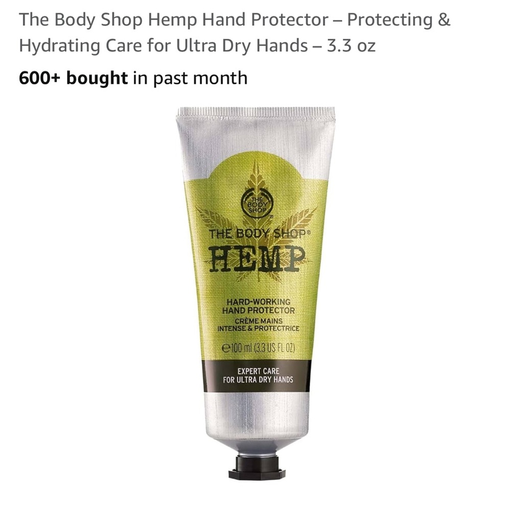 The Body Shop Hemp Hard Working Hand Protector